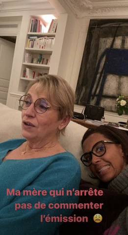 karine le marchand devoile le visage de sa mere pour la premiere fois