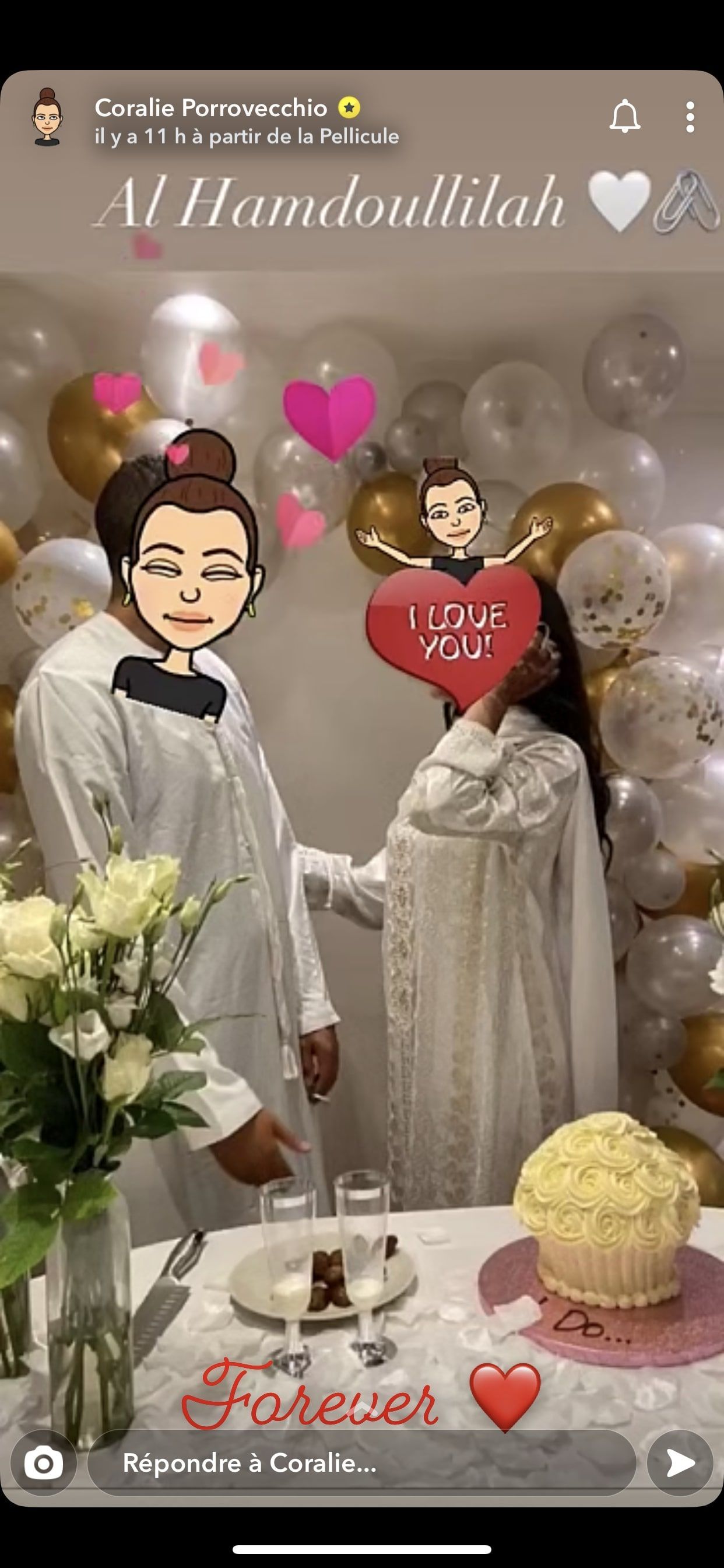 Coralie Porrovecchio Mariee Et Convertie A L Islam Cette Photo Qui Seme Le Doute