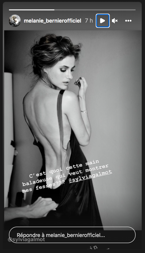 Mélanie Bernier montre ses fesses sur Instagram