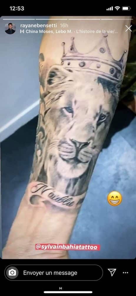 Rayane Bensetti Surprend Ses Fans Avec Un Tatouage Xxl Et Tres Special