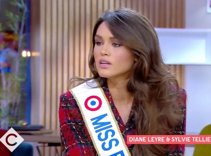 Insupportable oblige de zapper Diane Leyre Miss France 2022 violemment taclee apres son passage dans C a Vous